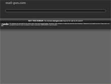 Tablet Screenshot of mail-gun.com